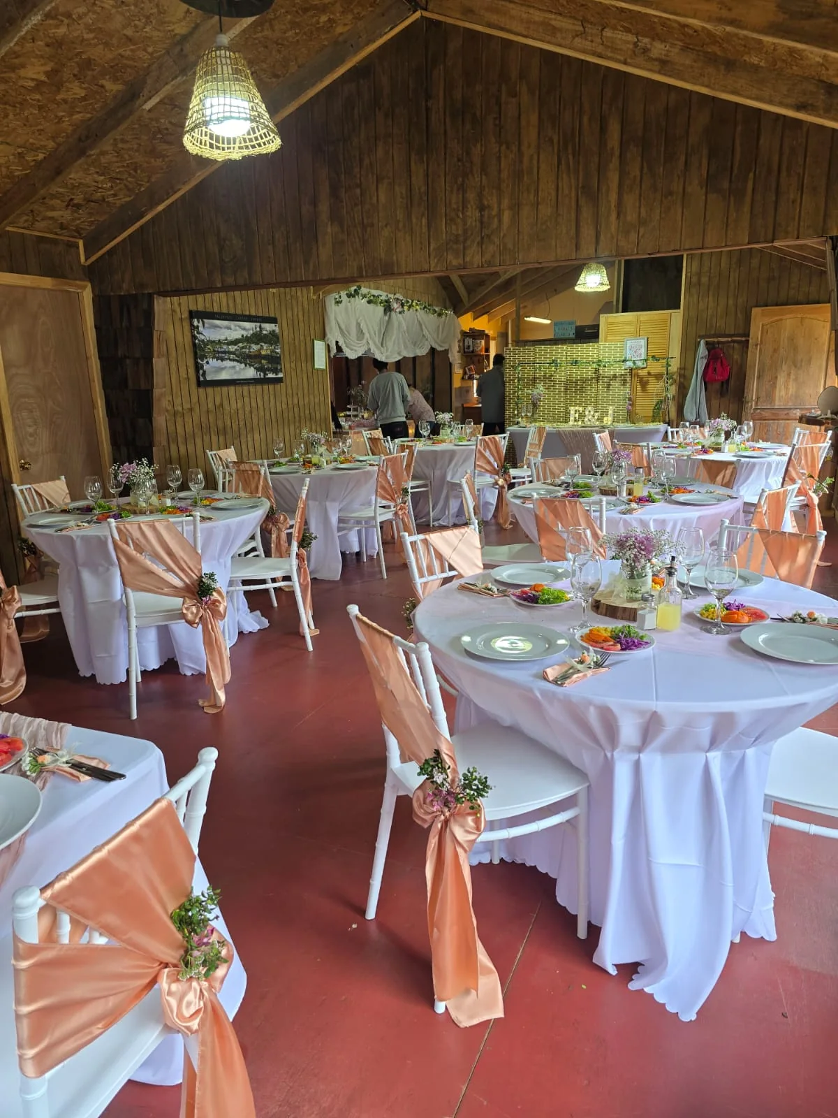 Espacio preparado para evento corporativo en Paraíso Wilkeco