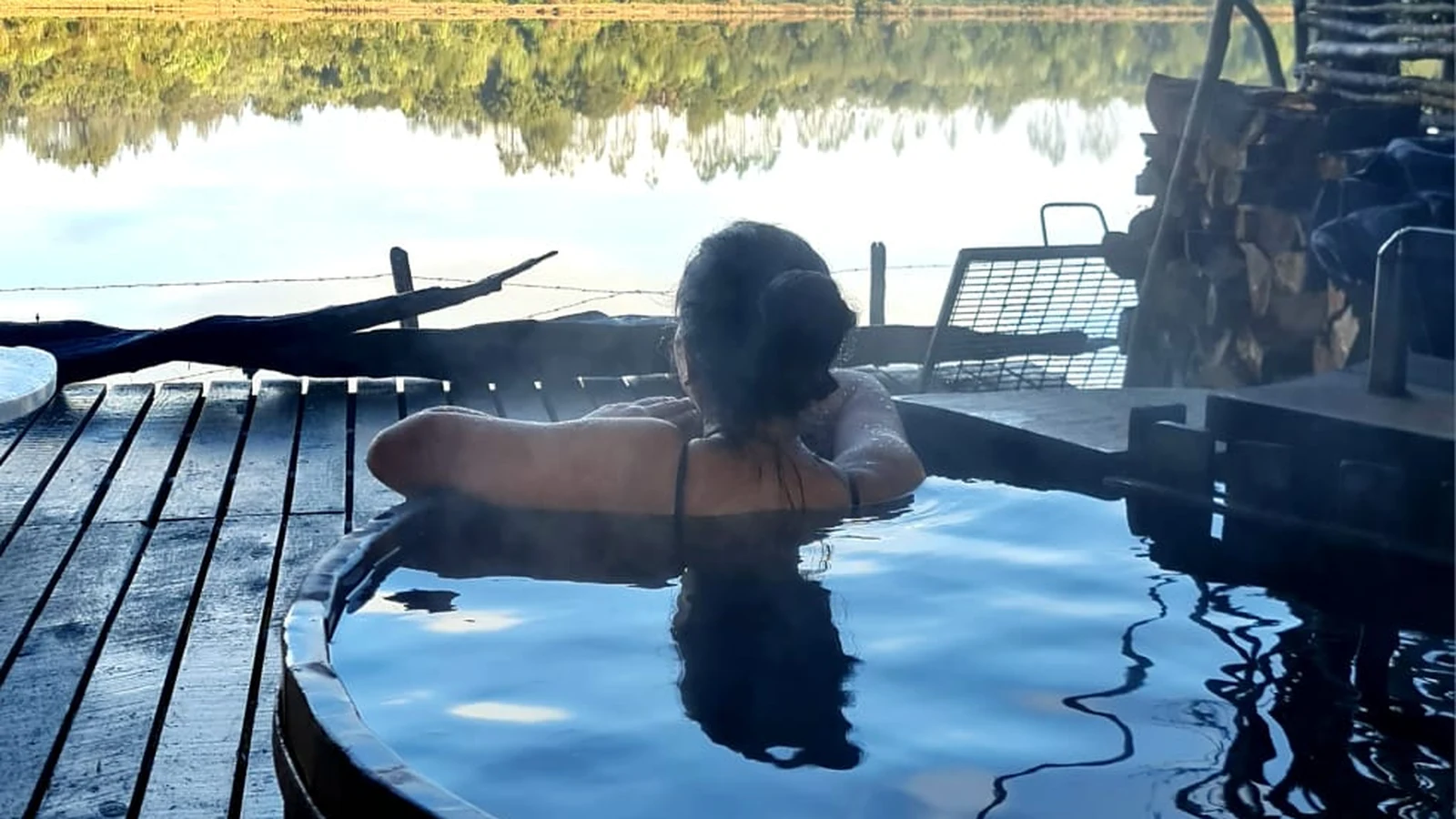 Tinaja real frente al agua